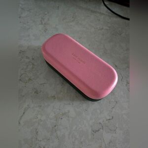 Kate Spade pink glasses container